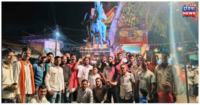 Shivrai Hindu Sena grandly unveiled the statue of Chhatrapati Shivaji Maharaj