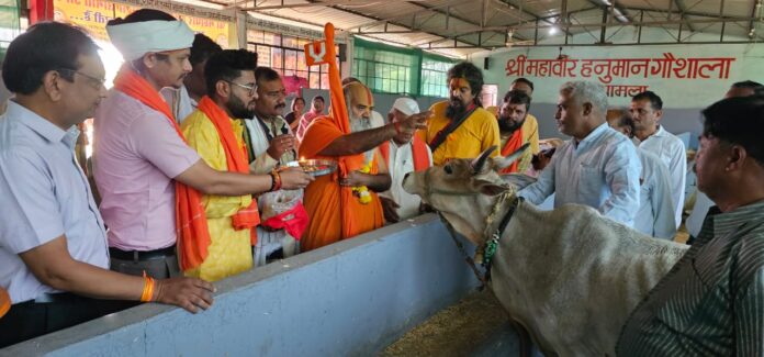 ग्रहों की अनुकूलता का सरल माध्यम गौसेवा है:स्वामी रामस्वरूपाचार्य जी