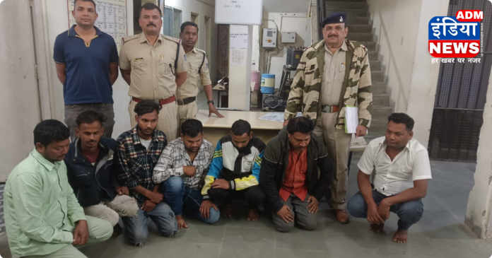 आमला पुलिस की बड़ी कार्रवाई: जुआ फड़ पर छापा, तीन जुआरी फरार